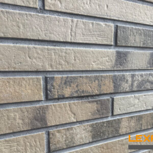 Facade cladding with MILAN brick slips from the KLINKER LINE collection