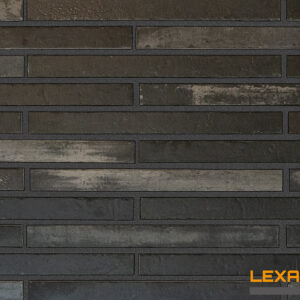 Facade cladding with AACHEN SCHWARZGRAU brick slips from the KLINKER LINE collection - Klinker Made in Germany Facade cladding with AACHEN SCHWARZGRAU brick slips from the KLINKER LINE collection
