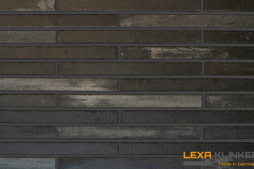 AACHEN SCHWARZGRAU brick slips, KLINKER LINE: contrasting sandy-brown and dark graphite blend