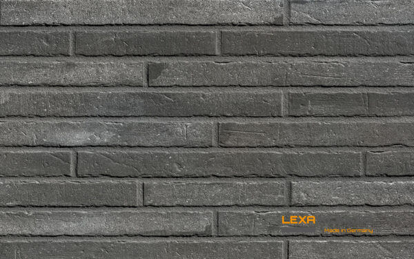 APRILIA brick slips, KLINKER LINE: deep graphite-grey and charcoal shades