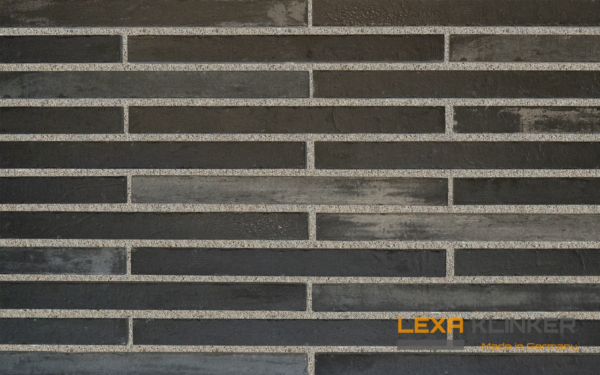 Facade cladding with AACHEN SCHWARZGRAU brick slips from the KLINKER LINE collection - Klinker Made in Germany Facade cladding with AACHEN SCHWARZGRAU brick slips from the KLINKER LINE collection