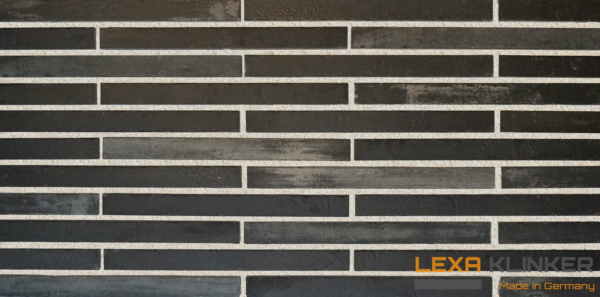Facade cladding with AACHEN SCHWARZGRAU brick slips from the KLINKER LINE collection - Klinker Made in Germany Facade cladding with AACHEN SCHWARZGRAU brick slips from the KLINKER LINE collection