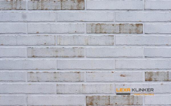 BALLINA brick slips, KLINKER LINE: milky-white, light grey and subtle ochre shades