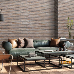Facade cladding with BARDOLINO brick slips from the KLINKER LINE collection - Klinker Made in Germany Facade cladding with BARDOLINO brick slips from the KLINKER LINE collection