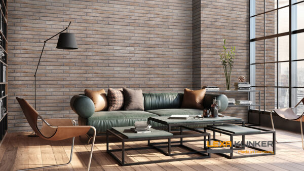 Facade cladding with BARDOLINO brick slips from the KLINKER LINE collection - Klinker Made in Germany Facade cladding with BARDOLINO brick slips from the KLINKER LINE collection