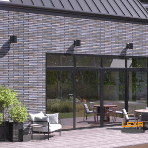 Facade cladding with BONN brick slips from the KLINKER LINE collection - Klinker Made in Germany Facade cladding with BONN brick slips from the KLINKER LINE collection