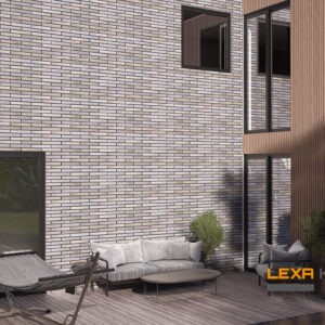 Facade cladding with BONN brick slips from the KLINKER LINE collection - Klinker Made in Germany Facade cladding with BONN brick slips from the KLINKER LINE collection