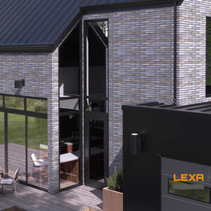 Facade cladding with BONN brick slips from the KLINKER LINE collection - Klinker Made in Germany Facade cladding with BONN brick slips from the KLINKER LINE collection