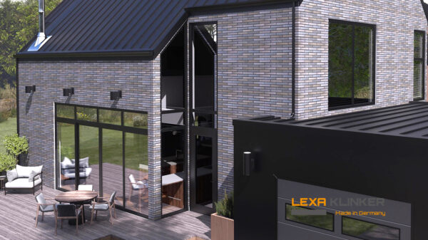 Facade cladding with BONN brick slips from the KLINKER LINE collection - Klinker Made in Germany Facade cladding with BONN brick slips from the KLINKER LINE collection