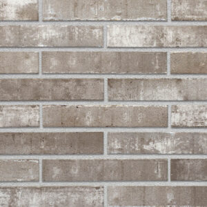 brick slips CITY GREY, BOSTON: light and medium grey shades with smoky brown areas.