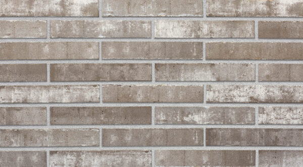 brick slips CITY GREY, BOSTON: light and medium grey shades with smoky brown areas.