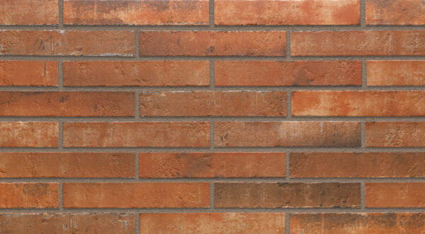 HARWARD RED brick slips - Klinker Made in Germany brick slips HARWARD RED, BOSTON: natural brick-red, brown and dark greyish shades.