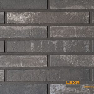 BREDA brick slips, KLINKER LINE: very dark slate-graphite with brown nuances - Klinker Made in Germany BREDA brick slips, KLINKER LINE: very dark slate-graphite with brown nuances