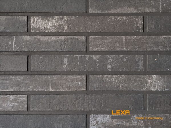 BREDA brick slips, KLINKER LINE: very dark slate-graphite with brown nuances - Klinker Made in Germany BREDA brick slips, KLINKER LINE: very dark slate-graphite with brown nuances