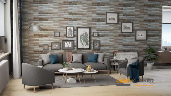Facade cladding with BRUSSEL brick slips from the KLINKER LINE collection - Klinker Made in Germany Facade cladding with BRUSSEL brick slips from the KLINKER LINE collection