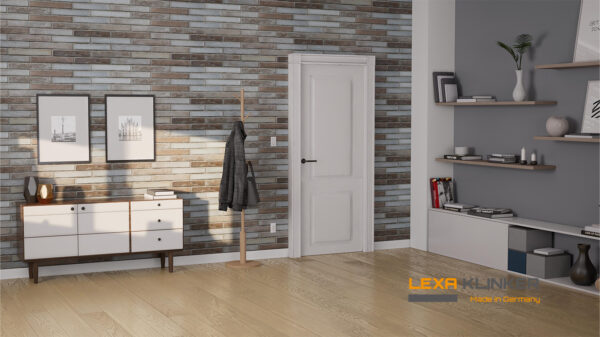 Facade cladding with BRUSSEL brick slips from the KLINKER LINE collection - Klinker Made in Germany Facade cladding with BRUSSEL brick slips from the KLINKER LINE collection