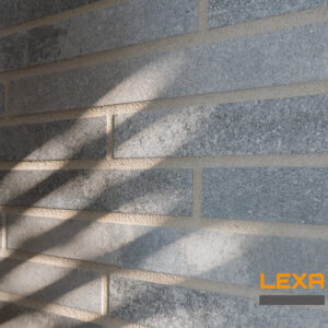 Клинкерная плитка Beton Grau Silver Mix для светлого фасада