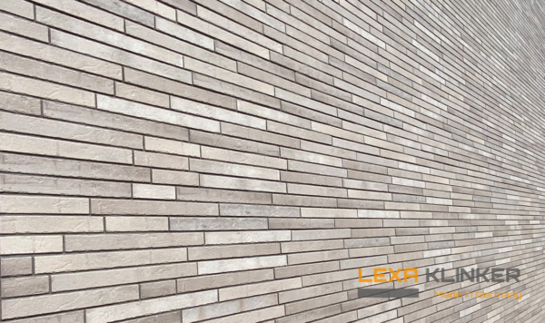 Facade cladding with KANSAS brick slips from the KLINKER LINE collection
