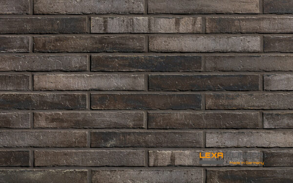 MANCHESTER brick slips, KLINKER LINE: dark / anthracite / brown blend - Klinker Made in Germany MANCHESTER brick slips, KLINKER LINE: dark / anthracite / brown blend