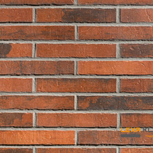 MASSIMO brick slips, KLINKER LINE: red, orange-terracotta and almost black areas - Klinker Made in Germany MASSIMO brick slips, KLINKER LINE: red, orange-terracotta and almost black areas