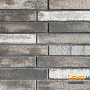 BALTIMORE brick slips, KLINKER LINE: graphite-brown blend - Klinker Made in Germany BALTIMORE brick slips, KLINKER LINE: graphite-brown blend