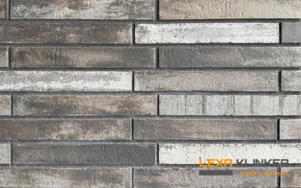 BALTIMORE brick slips, KLINKER LINE: graphite-brown blend - Klinker Made in Germany BALTIMORE brick slips, KLINKER LINE: graphite-brown blend