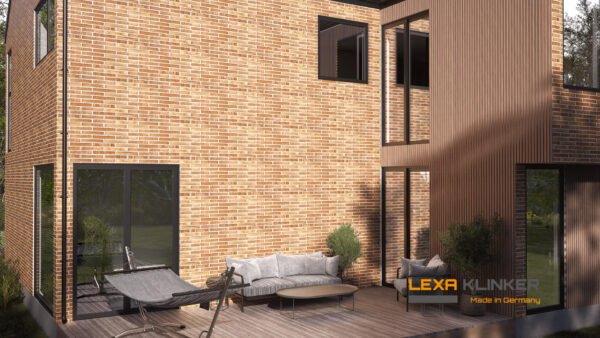 Fasado apdaila KLINKER LINE kolekcijos klinkerio plytelėmis SCALA - Klinker Made in Germany Fasado apdaila KLINKER LINE kolekcijos klinkerio plytelėmis SCALA