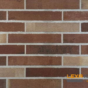 ROT MATT brick slips, KLINKER LINE: red-terracotta and sandy-brown blend - Klinker Made in Germany ROT MATT brick slips, KLINKER LINE: red-terracotta and sandy-brown blend