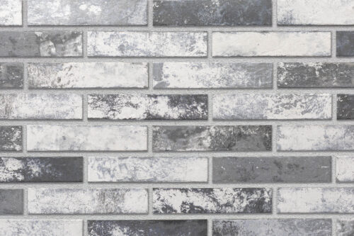 SCHIEFER brick slips, RIGA: dark slate-grey, bluish-grey and light ash blend
