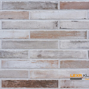 BRUSSEL brick slips, KLINKER LINE: very light white-beige blend - Klinker Made in Germany BRUSSEL brick slips, KLINKER LINE: very light white-beige blend