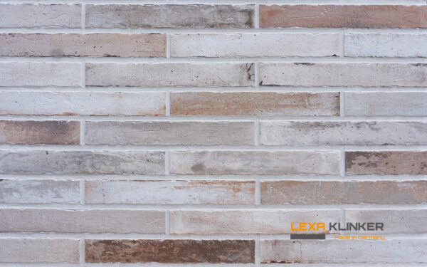 BRUSSEL brick slips, KLINKER LINE: very light white-beige blend - Klinker Made in Germany BRUSSEL brick slips, KLINKER LINE: very light white-beige blend