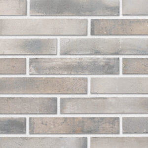 FROST brick slips, KOPENHAGEN: light grey, smoky and occasional grey-beige tones