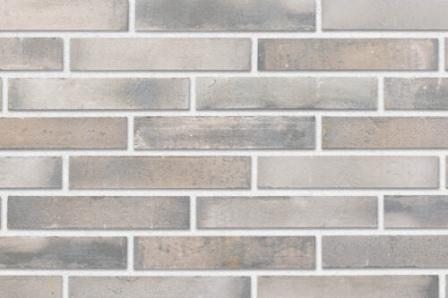 FROST brick slips, KOPENHAGEN: light grey, smoky and occasional grey-beige tones