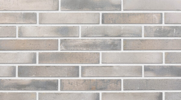 FROST brick slips, KOPENHAGEN: light grey, smoky and occasional grey-beige tones