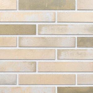 HYYGE brick slips, KOPENHAGEN: cream, sandy and beige elements with small olive-grey areas
