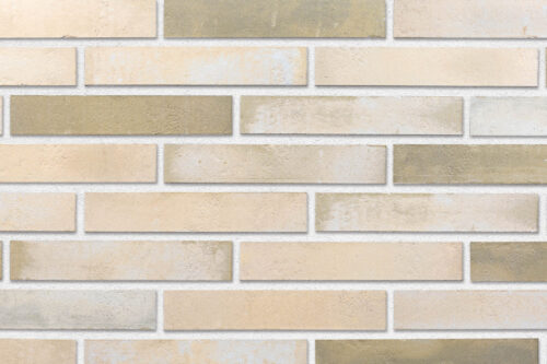 HYYGE brick slips, KOPENHAGEN: cream, sandy and beige elements with small olive-grey areas