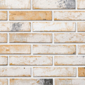 KARAMELL brick slips, RIGA: milky-white and light beige tones with caramel flecks