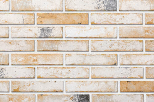 KARAMELL brick slips, RIGA: milky-white and light beige tones with caramel flecks - Klinker Made in Germany KARAMELL brick slips, RIGA: milky-white and light beige tones with caramel flecks