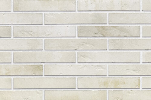 LEINENWEISS brick slips, YORK: very light milky-white and sandy-grey undertones - Klinker Made in Germany LEINENWEISS brick slips, YORK: very light milky-white and sandy-grey undertones