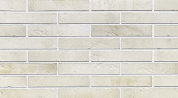 LEINENWEISS brick slips, YORK: very light milky-white and sandy-grey undertones - Klinker Made in Germany LEINENWEISS brick slips, YORK: very light milky-white and sandy-grey undertones