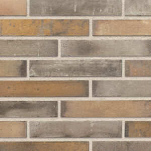 MUSKAT brick slips, KOPENHAGEN: grey-brown, sandy and dark graphite palette - Klinker Made in Germany MUSKAT brick slips, KOPENHAGEN: grey-brown, sandy and dark graphite palette