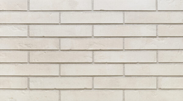 NEBELWEISS brick slips, YORK: milky-white, slightly greyish and light beige shades - Klinker Made in Germany NEBELWEISS brick slips, YORK: milky-white, slightly greyish and light beige shades