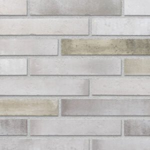 NORDLICHT brick slips, KOPENHAGEN: very light ash-grey shades with olive transitions