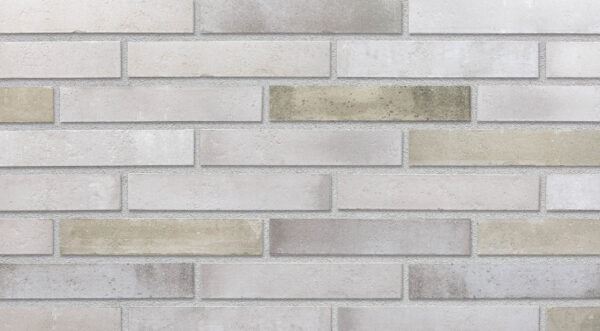 NORDLICHT brick slips, KOPENHAGEN: very light ash-grey shades with olive transitions