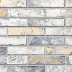 WEIZEN brick slips, RIGA: beige, ochre, milky-white and bluish-grey tones - Klinker Made in Germany WEIZEN brick slips, RIGA: beige, ochre, milky-white and bluish-grey tones