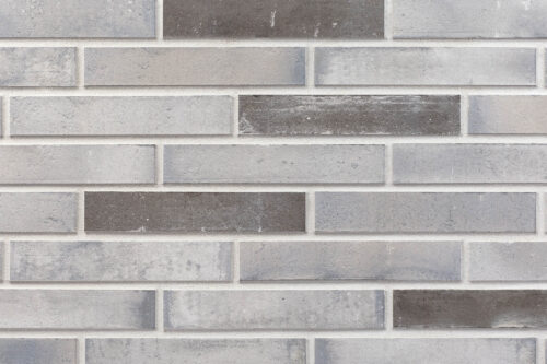 WINTER brick slips, KOPENHAGEN: cool silver, bluish-grey and graphite shades