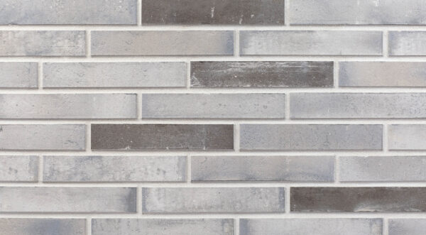 WINTER brick slips, KOPENHAGEN: cool silver, bluish-grey and graphite shades