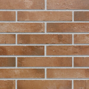 ZIEGELROT brick slips, YORK: bright brick-red and warm terracotta shades