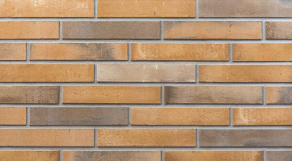 ZIMT brick slips, KOPENHAGEN: cinnamon, ochre, terracotta and grey-brown shades