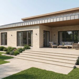 CASHMERE brick slips - Klinker Made in Germany brick slips CASHMERE, BOSTON: cream, light beige and soft sandy shades.